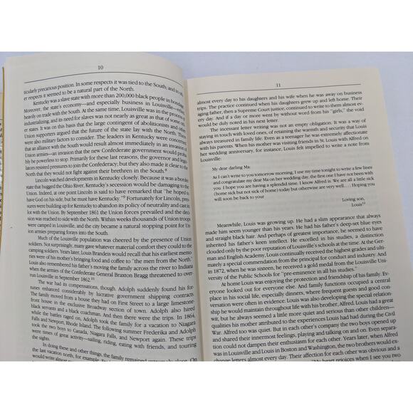 Brandeis By Lewis J. Paper Biography Jewish Supreme Court Justice Vintage 1983 - Picture 6 of 9